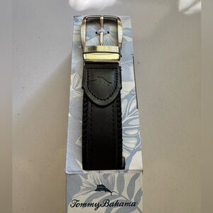 Tommy Bahama Navy and White Reversible Belt